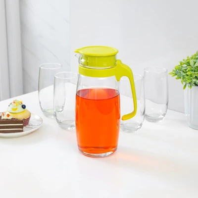 Gambar Libbey Sereno Teko Minum & Gelas Set 5 pcs - Hijau