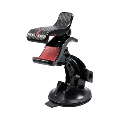 Gambar Carmate Holder Smartphone Suction Clip - Merah/hitam