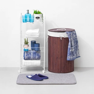 Gambar Informa Keranjang Laundry Bambu 39x60 cm - Cokelat