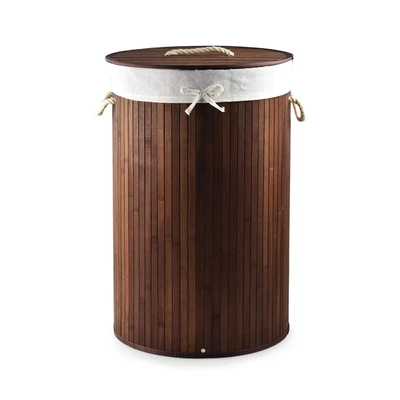 Gambar Informa Keranjang Laundry Bambu 39x60 cm - Cokelat
