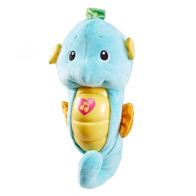 Gambar Fisher Price Boneka Hewan Soothe And Glow Seahorse - Biru