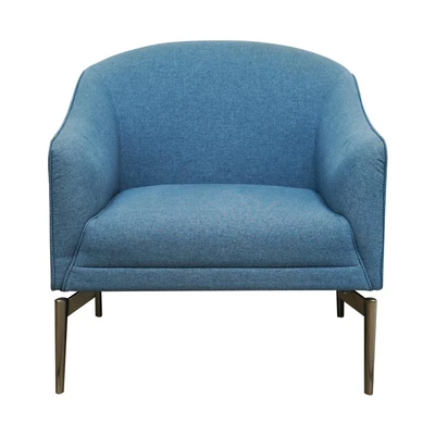 Gambar Sunon Flower Sofa Fabric 1 Seater - Biru