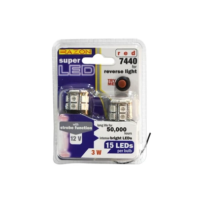 Gambar Razon Set Lampu Mundur LED Mobil 15 LED 2 Pcs - Merah