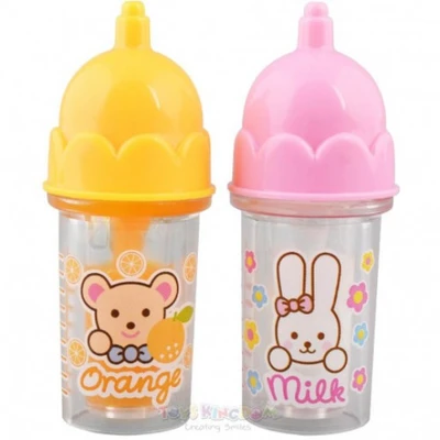 Gambar Mell Chan Milk And Orange Juice Bottle 2016