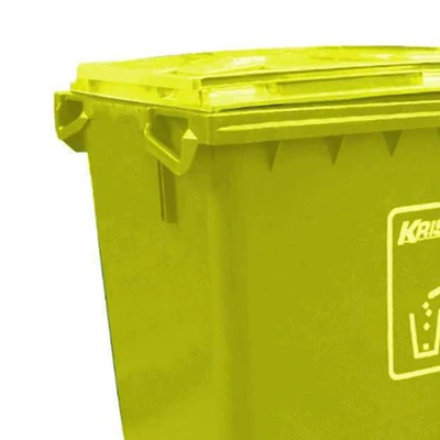 Gambar Krisbow 660 Ltr Tempat Sampah - Kuning