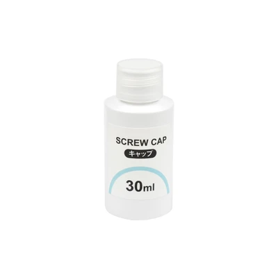 Gambar Ataru Botol Cairan Dengan Tutup Putar 30 ml - Putih Solid