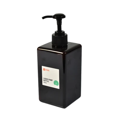 Gambar Ataru 450 Ml Botol Cairan Pompa Tekan - Cokelat