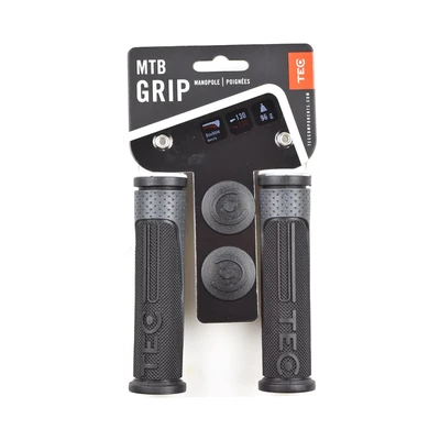 Gambar Tec Spumo Busa Grip Setang Sepeda Mtb - Hitam/abu-abu