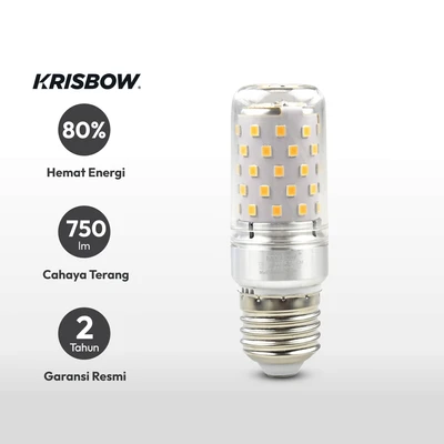 Gambar Krisbow Bohlam Led E27 7 Watt 3000k - Warm White