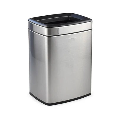 Gambar Krisbow 12 Ltr Tempat Sampah Stainless Steel - Silver