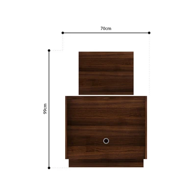 Gambar Informa Montana Podium Classy - Cokelat Tua