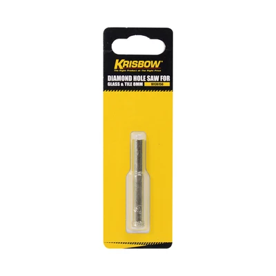 Gambar Krisbow Mata Bor Kaca Diamond Hole Saw 8 mm Irads08