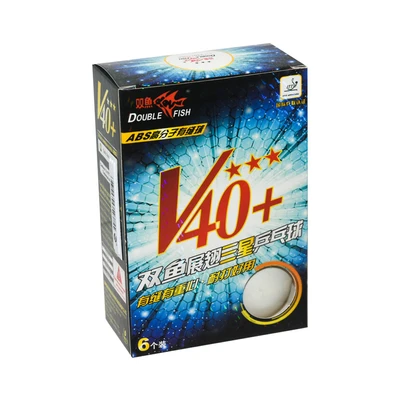 Gambar Double Fish Set 6 Pcs Bola Tenis Meja Plastik 3 Star