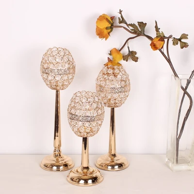 Gambar Informa Tempat Lilin Dekorasi 3-3A 11x11x39.5 cm - Gold