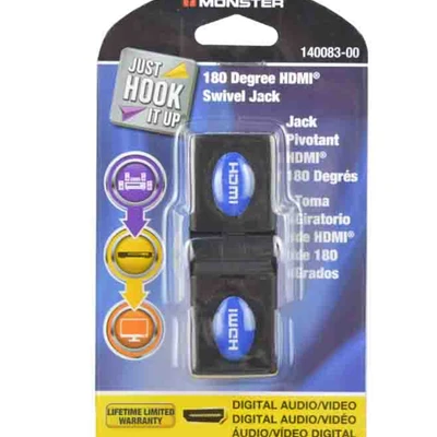 Gambar Monster Adapter Lipat HDMI Female To Female 1080p