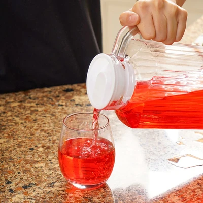 Gambar Delicia Teko Minum Kaca 1.7 Liter Transparan