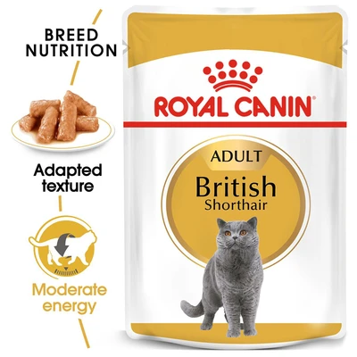 Gambar Royal Canin 85 Gr Makanan Kucing Basah Adult British Shorthair