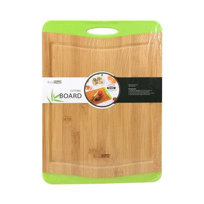 Gambar Kris Talenan Bambu Rectangular 36x25 cm - Cokelat/Hijau