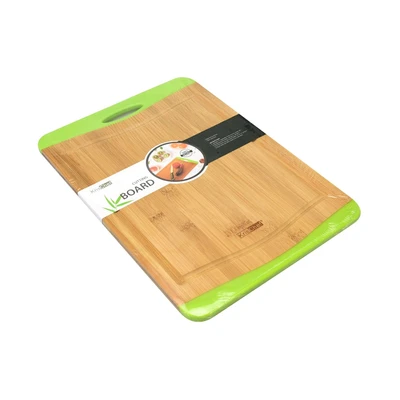 Gambar Kris Talenan Bambu Rectangular 36x25 cm - Cokelat/Hijau