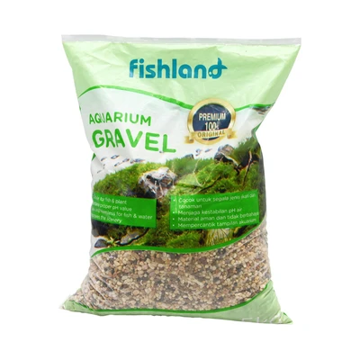 Gambar Fishland Batu Pasir Dekorasi 3-5mm 5Kg