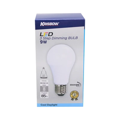 Gambar Bohlam Lampu Led Dimmable 3 Step 9w - Cool Daylight