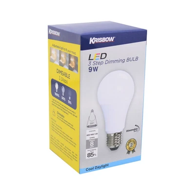 Gambar Bohlam Lampu Led Dimmable 3 Step 9w - Cool Daylight