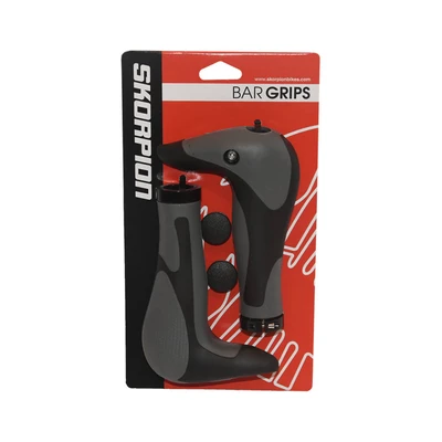 Gambar Skorpion Grip Sepeda Power Pgp-091 - Hitam/abu Abu