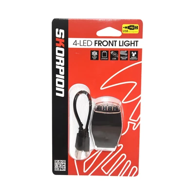Gambar Skorpion Lampu Depan Sepeda LED USB Afl-271