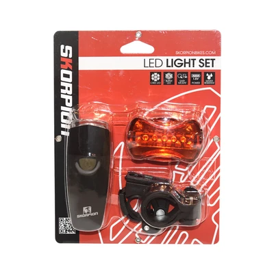 Gambar Skorpion Set Lampu Sepeda Led Als-031