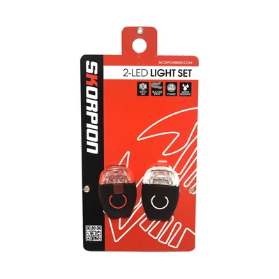 Gambar Skorpion Set Lampu Sepeda Led Als-091