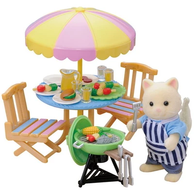 Gambar Sylvanian Families Set Boneka Garden Barbecue 4869
