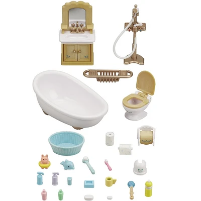 Gambar Sylvanian Families Set Country Bathroom Set 5286ch