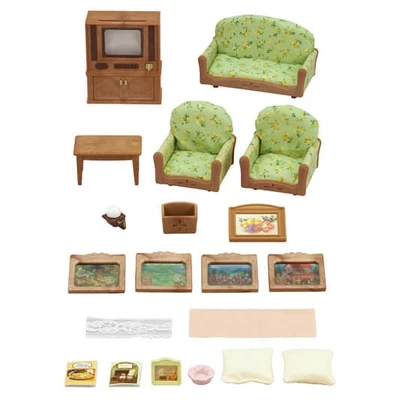 Gambar Sylvanian Families Set Living Room And Tv 5287ch