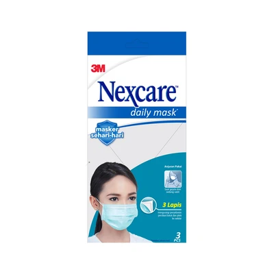 Gambar 3m Set 3 Pcs Nexcare Masker Anti Virus Daily