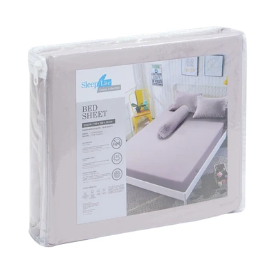 Gambar Sleeplite 160x200 Cm Set 5 Pcs Seprai Queen Polyester - Abu-abu/lilac