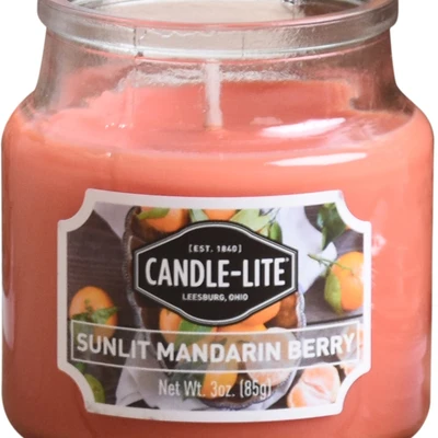 Gambar Candle Lite Sunlite Mandarin Berry Lilin Aromaterapi 85 Gr