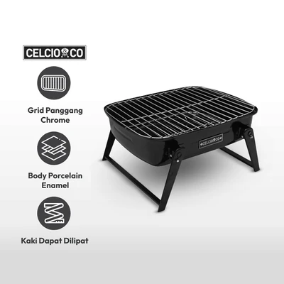 Gambar Celcio & Co Pemanggang Arang Bbq Lipat