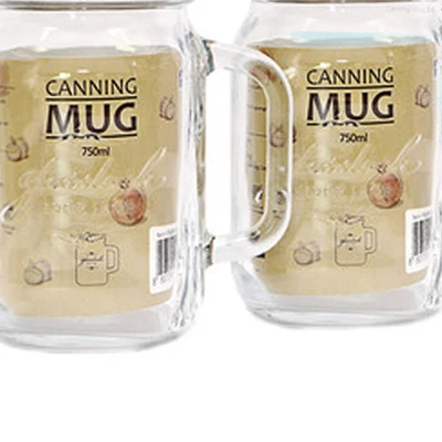 Gambar Glasslock 750 Ml Set 2 Pcs Mug Jar