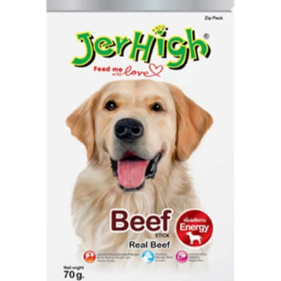 Gambar JerHigh Camilan Anjing Stick Beef 70 gr