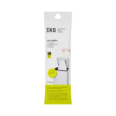 Gambar EKO Kantong Sampah Dengan Tali Serut 10-15 Liter Set 20 Pcs - Putih