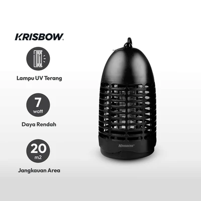 Gambar Krisbow Perangkap Nyamuk 7 Watt Set 2 pcs JS30