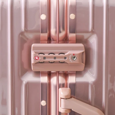 Gambar Luggo Pixie Koper PC & Aluminium TSA Lock 28 Inch - Rose Gold