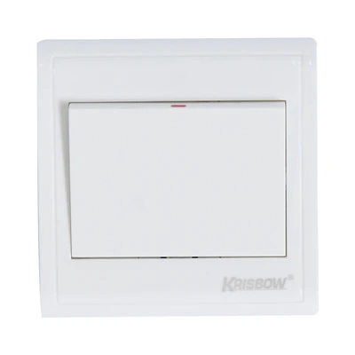 Gambar Krisbow Saklar 1 Gang 1 Way 16A 250V