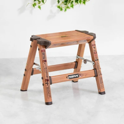 Gambar Fixsteps Tangga Aluminium 1 Step Motif Kayu