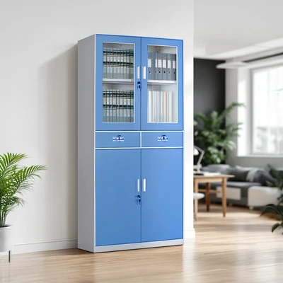 Gambar Krisbow Lemari Kantor Dengan Laci - Biru