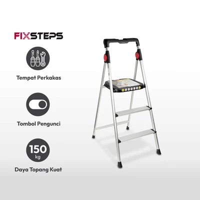 Gambar Fixsteps Tangga Aluminium American Type 3 Step