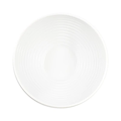 Gambar Delicia Mangkuk Saji Kaca Line 13 cm - Putih