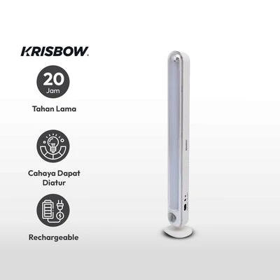 Gambar Krisbow Lampu Darurat Led 6 Watt Kn-8346la - Putih