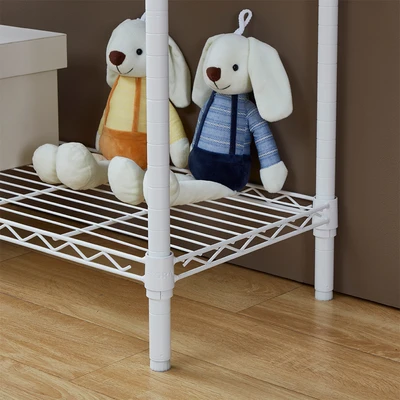 Gambar Stora Rak Besi 4 Tingkat 91x35x138 cm - Ivory
