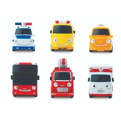 Gambar Tayo Set 6 Pcs Diecast Mobil Mini Cars Styles Tyt 112010